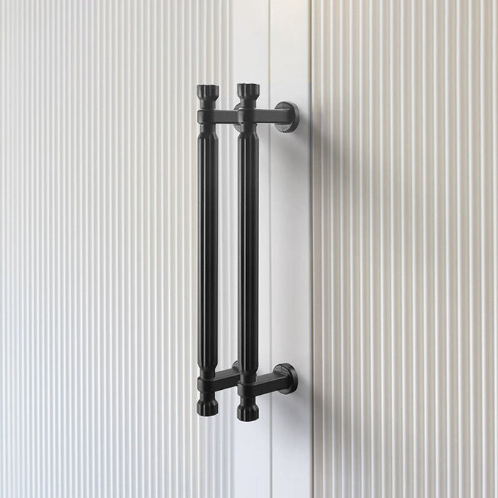 Modern T-Bar Black Cabinet Handles
