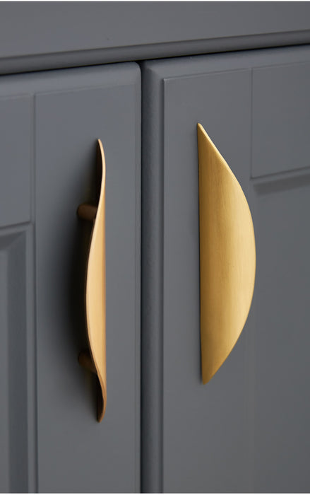 Half Moon Finger Edge Cabinet Handles Door Hardware