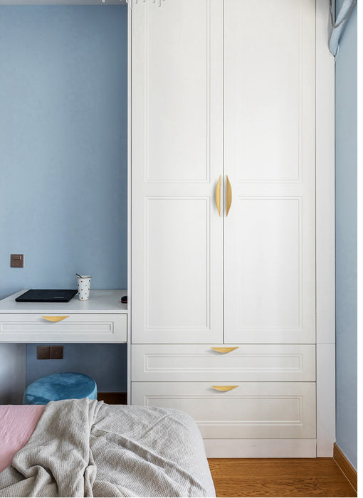 Half Moon Finger Edge Cabinet Handles Door Hardware