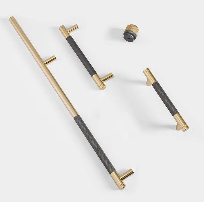 Brushed Gold Dresser Knob Cabinet Handles