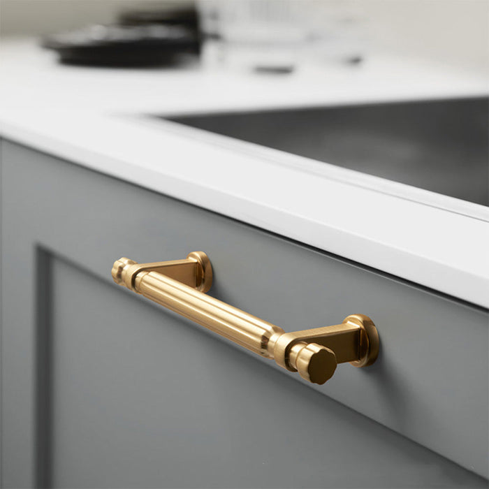 Modern T-Bar Black Cabinet Handles