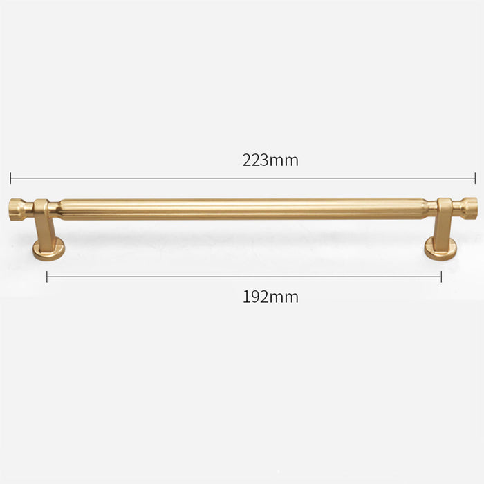 Modern T-Bar Black Cabinet Handles