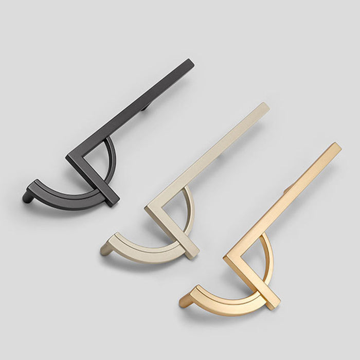 Modern Creative Black Paired Cabinet Door Handles for Kitchen