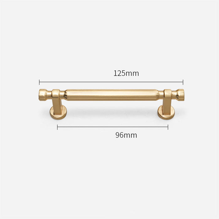 Modern T-Bar Black Cabinet Handles