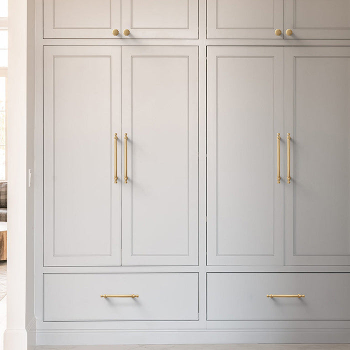 Modern T-Bar Black Cabinet Handles