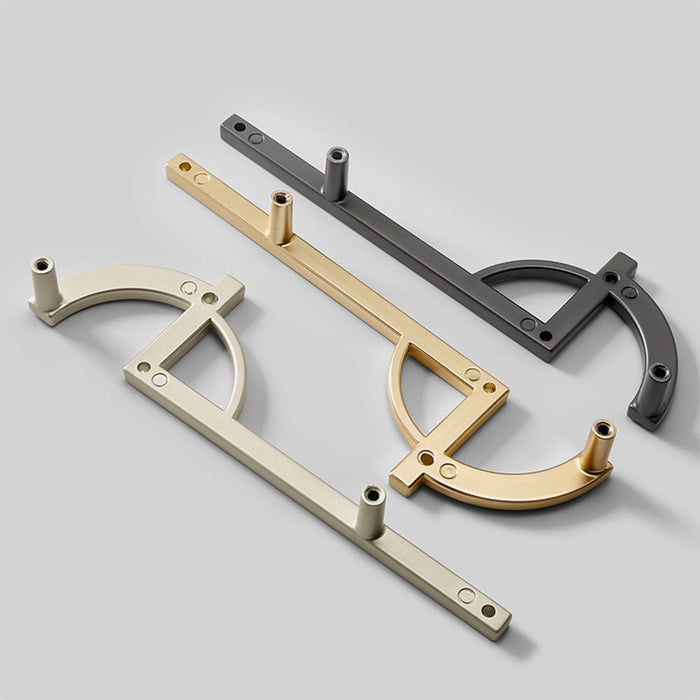 Modern Creative Black Paired Cabinet Door Handles for Kitchen