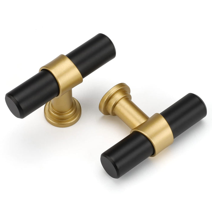Black&Gold Cabinet Handles Kitchen Cabinet Hardware
