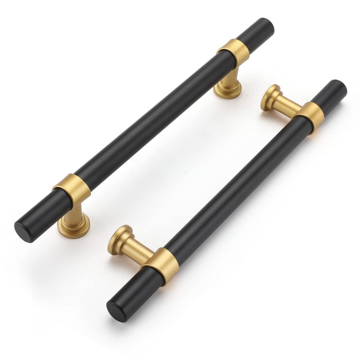 Black&Gold Cabinet Handles Kitchen Cabinet Hardware