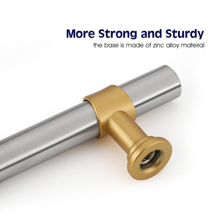 Black&Gold Cabinet Handles Kitchen Cabinet Hardware