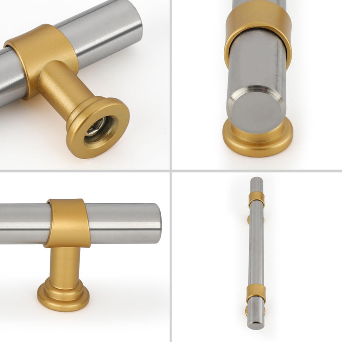 Black&Gold Cabinet Handles Kitchen Cabinet Hardware