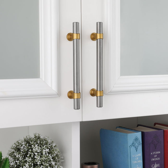 Black&Gold Cabinet Handles Kitchen Cabinet Hardware