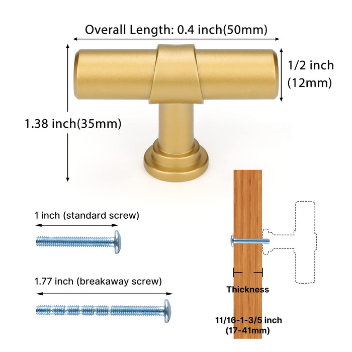 Black&Gold Cabinet Handles Kitchen Cabinet Hardware