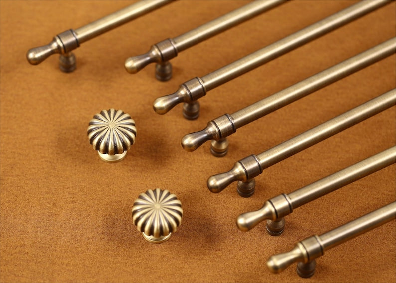 Antique Brass Drawer Handle Pulls Bronze Cabinet Pulls Knobs